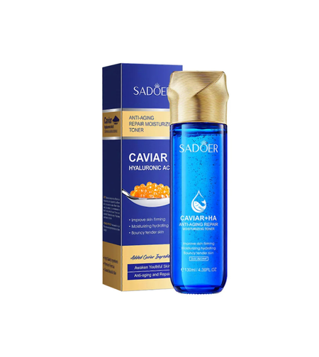 Loțiune Tonică Facială Anti-Rid Sadoer Caviar + HA Anti-Aging Repair Moisturizing Toner, 130ml