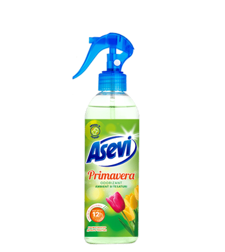 Odorizant Spray pentru Ambient și Țesături Asevi Primavera, 400ml