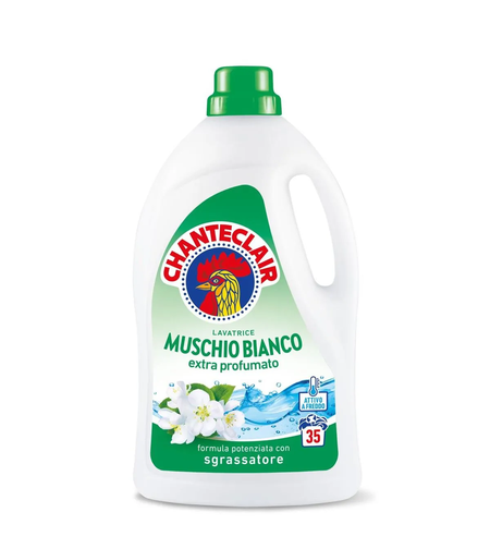 Detergent Lichid Chanteclair Muschio Bianco Extra Profumato, 35 Spălări, 1.575L