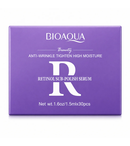Set Fiole Ser Concentrat cu Retinol BIOAQUA Anti-Wrinkle Tighten High Moisture, 30 bucăți x 1.5ml