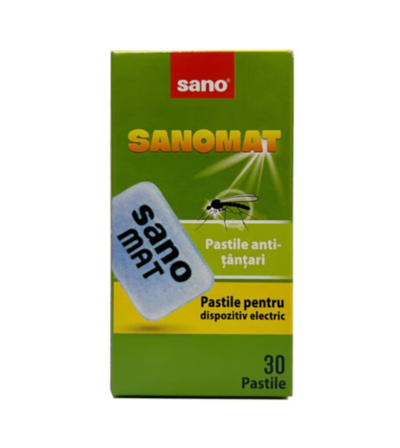 Pastile anti-tantari pentru dispozitiv electric Sano Sanomat, 30 bucati