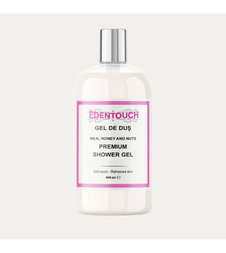 Gel de Duș Premium EdenTouch Milk, Honey and Nuts, Soft Touch, 400ml