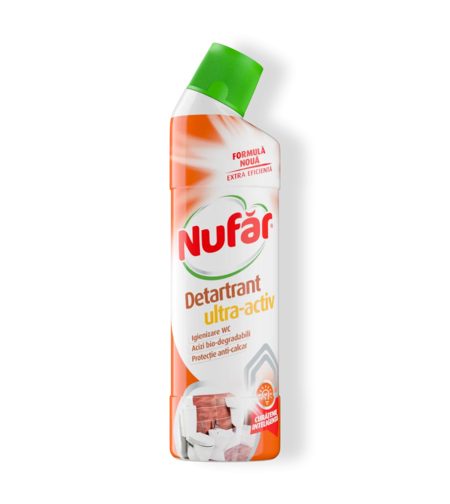 Detartrant ultra-activ pentru WC Nufăr Formula Noua Extra Eficientă, 750ml
