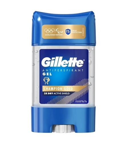 Deodorant Antiperspirant Gel Gillette Champion Gold, 70ml