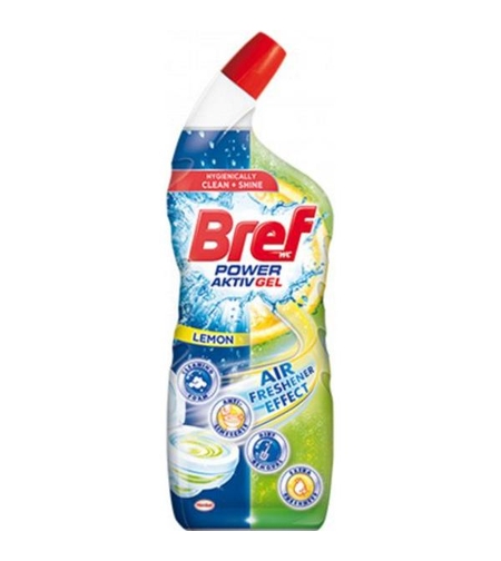 Gel pentru curățarea toaletei Bref Power Aktiv Gel Lemon, 700ml