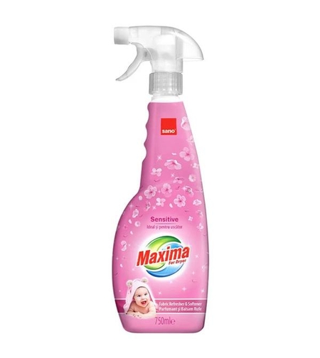 Balsam și parfumant spray pentru rufe Sano Maxima Dryer Sensitive, 750ml