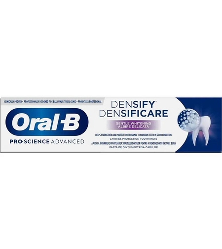 Pastă de dinți Oral-B Pro-Science Advanced Densify Gentle Whitening, 65ml