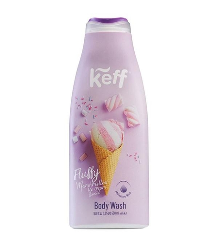 Gel de Dus Keff Body Wash Fluffy Marshmallow, 500ml