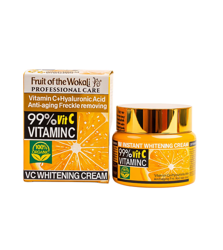 Cremă de Față Iluminatoare Fruit of the Wokali Vitamin C Anti-Aging, 50g