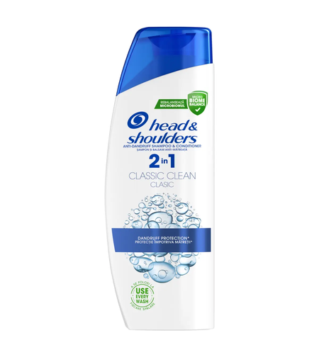 Șampon și Balsam Anti-Mătreață Head & Shoulders Classic Clean 2în1 330ml