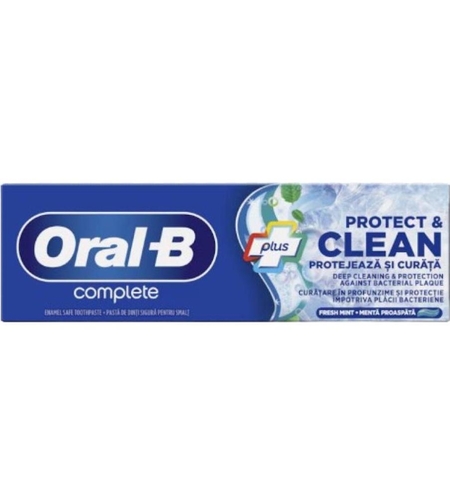 Pastă de dinți Oral-B Complete Protect & Clean Fresh Mint, 75ml
