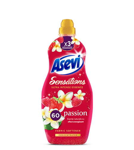 Balsam de Rufe Concentrat Asevi Sensations Passion, 60 Spălări, 1.44L
