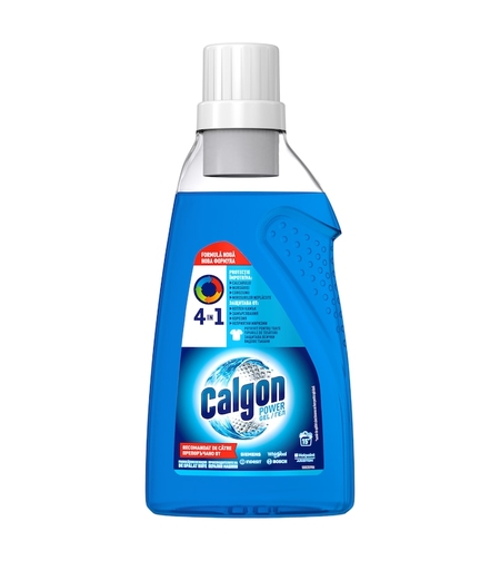 Gel anticalcar pentru mașina de spălat Calgon Power Gel 4 în 1, 750ml
