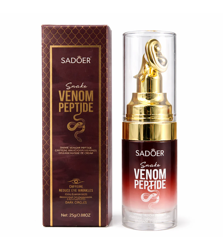 Cremă de Ochi cu Aplicator de Masaj Sadoer Snake Venom Peptide și Cafeină, 25g