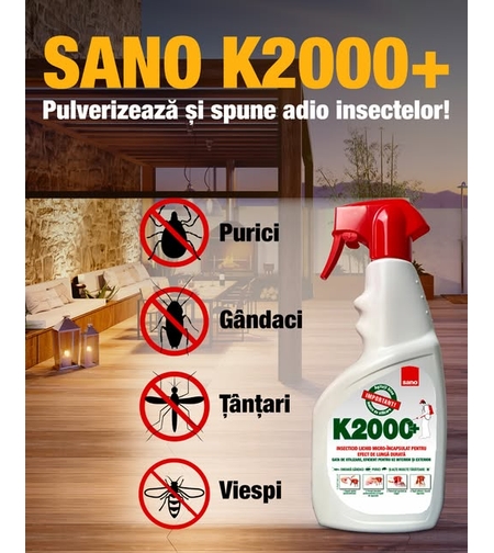 Insecticid lichid micro-încapsulat Sano K2000 Plus cu trigger