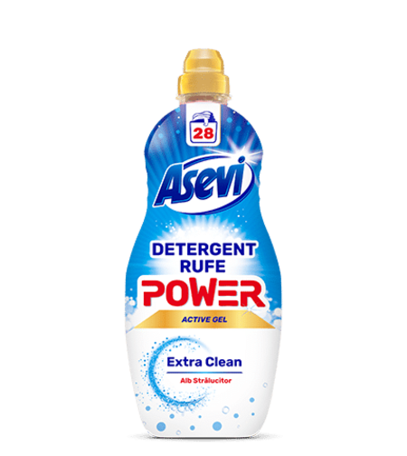 Detergent Lichid Asevi Power Active Gel Extra Clean, 28 Spălări, 1.4L