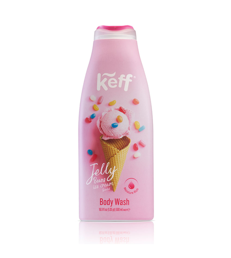 Gel de Dus Keff Body Wash Jelly Beans Ice Cream, 500ml