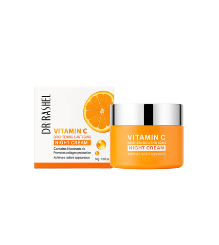 Cremă de Noapte Anti-Aging Dr. Rashel Vitamin C pentru Iluminare, 50g