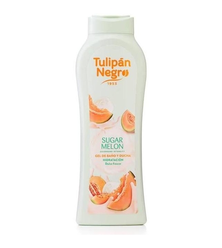 Gel de Duș Tulipán Negro Sugar Melon, Hidratare și Prospețime, 650ml