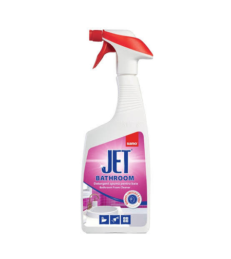 Detergent Spumă pentru Curățarea și Igienizarea Băii Sano Jet Bathroom Foam Cleaner, 750 ml
