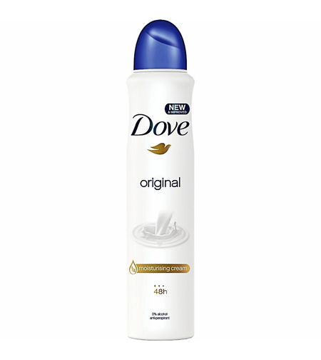 Deodorant Spray Antiperspirant Dove Original, 250ml