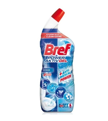 Gel pentru curățarea toaletei Bref Power Aktiv Gel Ocean, 700ml