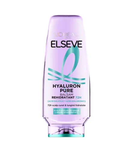 Balsam de Păr Rehidratant L'Oreal Elseve Hyaluron Pure, 200ml
