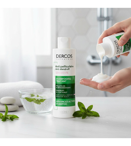VICHY Dercos Sensitive Sampon antimatreata scalp sensibil x 200ml