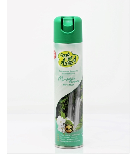 Deodorant aerosol Fresh Aroma 300ml, Muschi alb