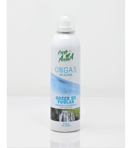 Fresh Aroma Deo Spray Camera GOCCE DI FOGLIA 250 ml, 0% Gaz, Fara Alcool,