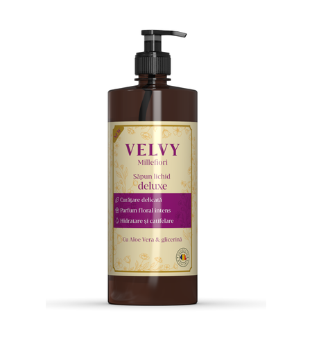 Sapun lichid VELVY MILLEFIORI 400 ml.