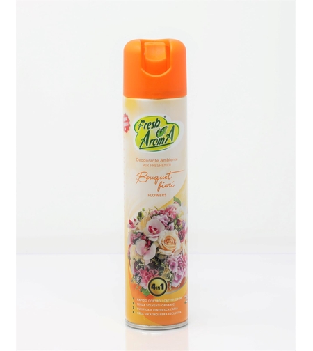 Fresh Aroma Spray de Odorizant 300ml, Bouquet Fiori, Aerosol