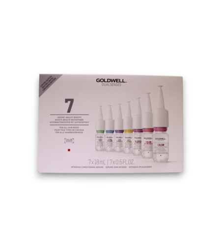 Set, Goldwell, Dualsenses Instant Beauty Boosts, Hair Serum, For Hydration, 7 pcs, 18 ml