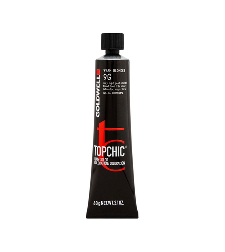 Goldwell, TopChic, Permanent Hair Dye, 9G Very Light Gold Blonde, 60 ml