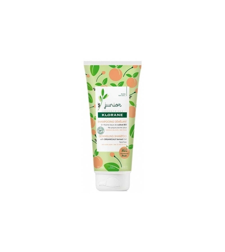 Klorane, Junior, Peach, Hair Shampoo, Detangling, 200 ml