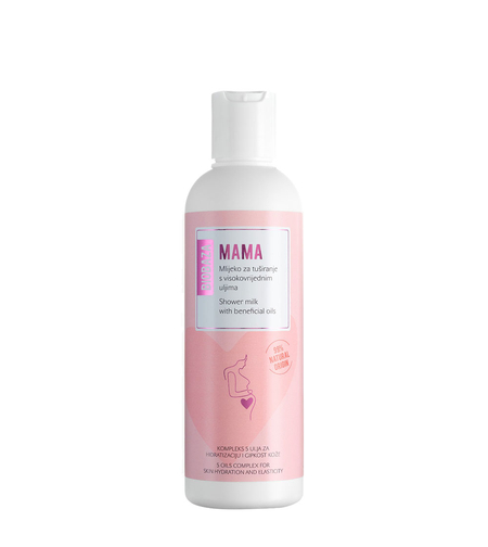Biobaza, Mama, Natural Ingredients, Anti-Stretch Marks, Shower Cream, 200 ml