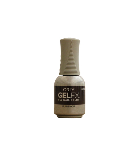 Orly, Gelfx, Shiny, Semi-Permanent Nail Polish, Plum Noir, 18 ml