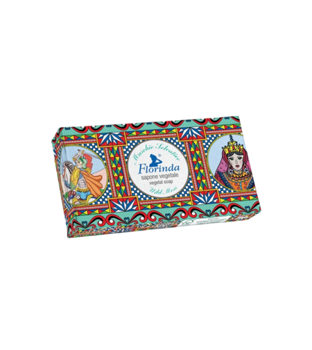 Florinda, Botteghe Del Sole, Vegan, Hydrating, Wild Moss, Scented Soap Bar , Body, 100 g