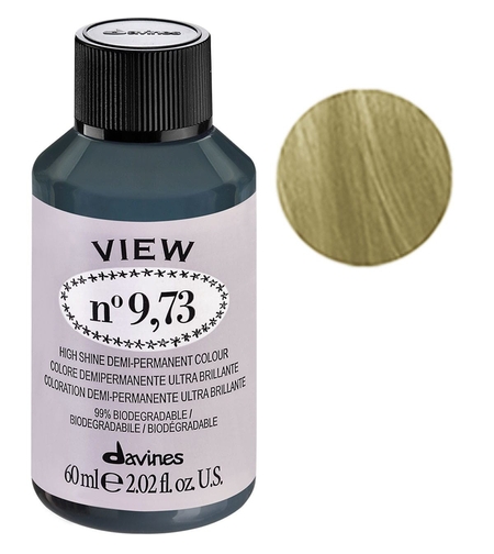 Davines, View, Demi-Permanent Hair Dye, 9.73 , 60 ml