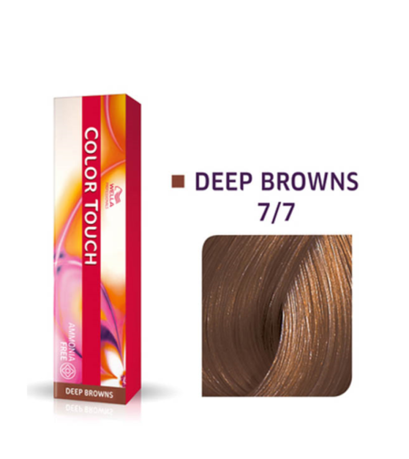 Wella Professionals, Color Touch, Ammonia-Free, Semi-Permanent Hair Dye, 7/7 Medium Chestnut Blond, 60 ml