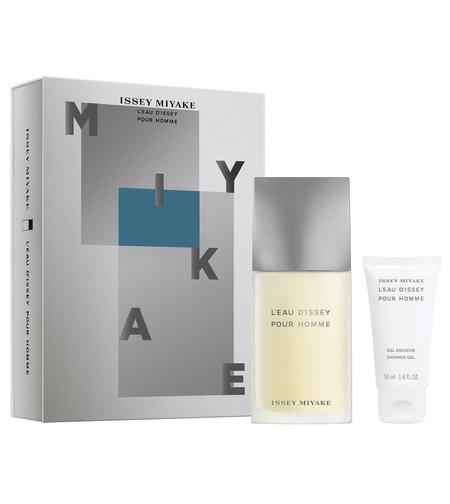 Set Issey Miyake: L'Eau D'Issey Pour Homme, Eau De Toilette, For Men, 75 ml + L'Eau d'Issey, Moisturizing, Shower Gel, For All Skin Types, 50 ml