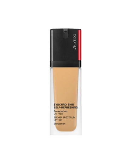 Shiseido, Synchro Skin Self-Refreshing, Oil-Free, Liquid Foundation, 340, Oak, SPF 30, 10 ml *Tester