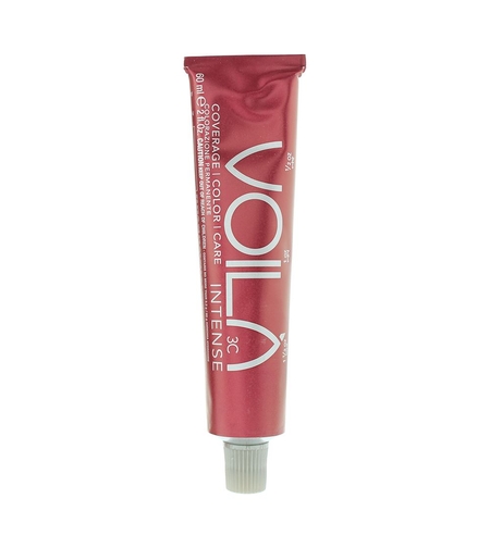 Intercosmo, Voila 3C Intense, Permanent Hair Dye, 5.4 Light Copper Brown, 60 ml