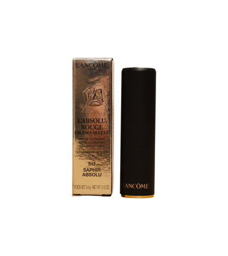 Lancome, L'Absolu Rouge, Matte, Cream Lipstick, 517, Saphir Abolsu, 3.4 g