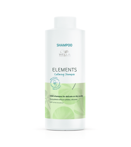 Wella Professionals, Elements Calming, Silicone Free, Hair Shampoo, For Calming, 1000 ml