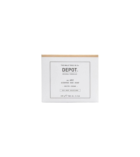 Depot, 600 Body Solutions No. 602, Botanical Complex, Cleansing, White Cedar, Scented Soap Bar , 100 g