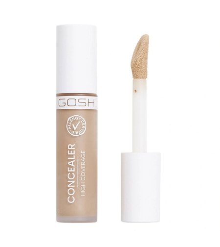 Gosh, Gosh, High Coverage, Liquid Concealer, 004, Natural, 6 ml