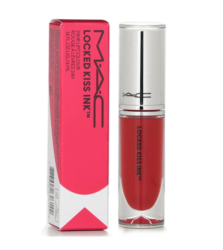 MAC, Locked Kiss 24HR, Liquid Lipstick, 85, Poncy, 4 ml