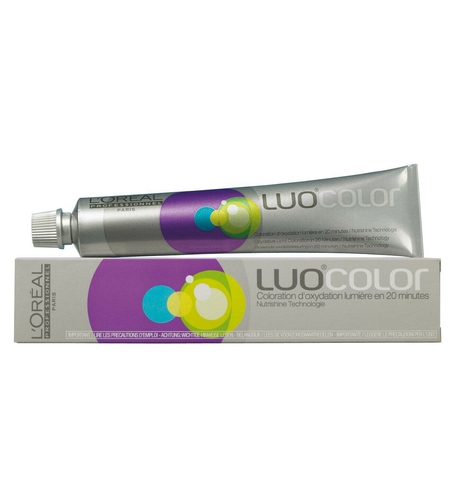 L'Oreal Professionnel, LuoColor, Ammonia-Free, Permanent Hair Dye, 5.52 Light Brown Mahogany Red, 50 ml