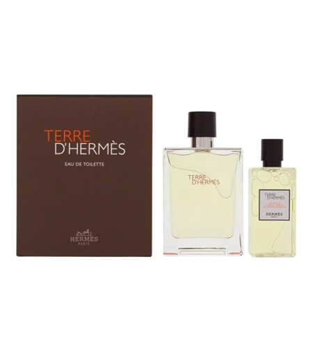 Set Hermes: Terre d'Hermes, Eau De Toilette, For Men, 100 ml + Terre d'Hermes, Shower Gel, For All Skin Types, 80 ml
